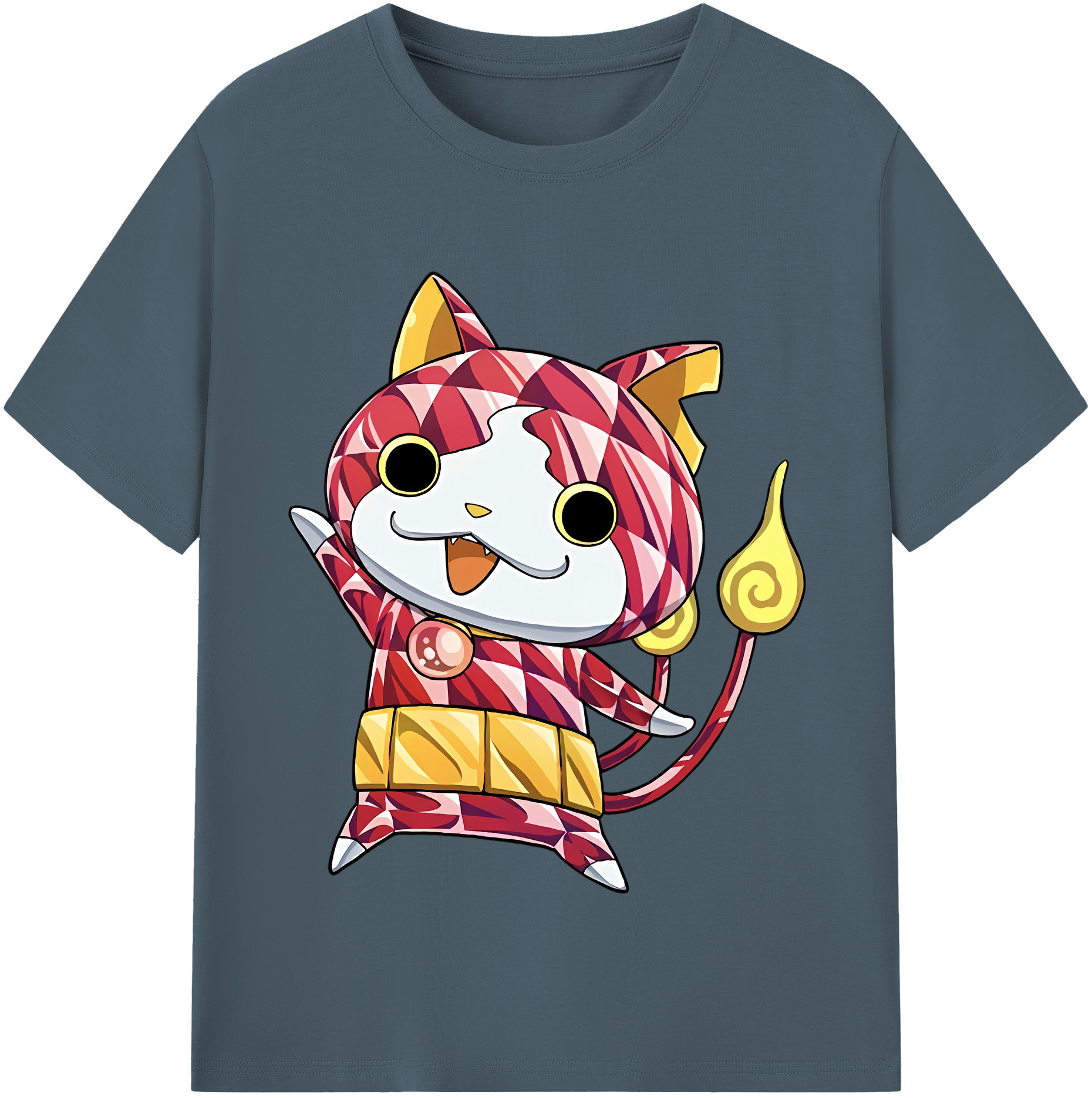 （画像用） 妖怪ウォッチ Yo-kai Watch 綿100％半袖Tシャツ（フロントプリント）